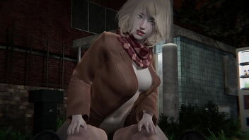 3D animated manga porn of Resident Evil 4's Ashley Lowe