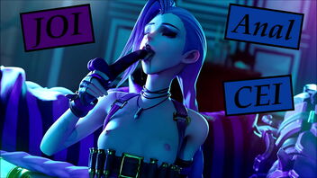 Jinx is a crazy gal who wants you to have anal and CEI.