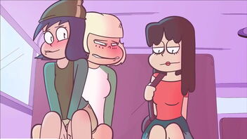 3D animated porno with cowgirl fuckfest on the bus
