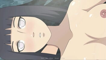 3D animated Hinata in love apparel, Naruto themed anime porn